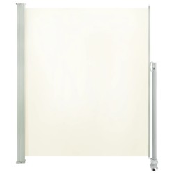 vidaXL Toldo lateral retráctil para patio 160x300 cm crema