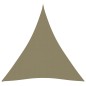 vidaXL Toldo de vela triangular tela Oxford beige 3x4x4 m vidaXL Toldo de vela triangular tela Oxford beige 3x4x4 m
