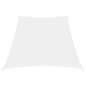 vidaXL Toldo de vela trapezoidal de tela oxford blanco 3/5x4 m vidaXL Toldo de vela trapezoidal de tela oxford blanco 3/5x4 m