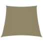 vidaXL Toldo de vela trapezoidal de tela oxford beige 3/5x4 m vidaXL Toldo de vela trapezoidal de tela oxford beige 3/5x4 m