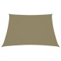 vidaXL Toldo de vela trapezoidal de tela oxford beige 3/5x4 m vidaXL Toldo de vela trapezoidal de tela oxford beige 3/5x4 m