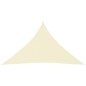 vidaXL Toldo de vela triangular tela Oxford color crema 3,5x3,5x4,9 m vidaXL Toldo de vela triangular tela Oxford color crema 3,5x3,5x4,9 m