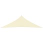 vidaXL Toldo de vela triangular tela Oxford color crema 3,5x3,5x4,9 m vidaXL Toldo de vela triangular tela Oxford color crema 3,5x3,5x4,9 m