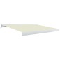 vidaXL Toldo de carrete motorizado color crema 450x300 cm