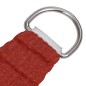 vidaXL Toldo de vela HDPE rojo 160 g/m² 3/4x2 m vidaXL Toldo de vela HDPE rojo 160 g/m² 3/4x2 m