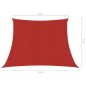vidaXL Toldo de vela HDPE rojo 160 g/m² 3/4x2 m vidaXL Toldo de vela HDPE rojo 160 g/m² 3/4x2 m