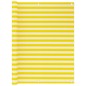 vidaXL Toldo para balcón HDPE amarillo y blanco 120x500 cm vidaXL Toldo para balcón HDPE amarillo y blanco 120x500 cm