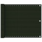 vidaXL Toldo para balcón HDPE verde oscuro 75x500 cm vidaXL Toldo para balcón HDPE verde oscuro 75x500 cm