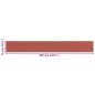vidaXL Toldo para balcón HDPE terracota 75x600 cm vidaXL Toldo para balcón HDPE terracota 75x600 cm