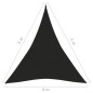vidaXL Toldo de vela negro HDPE 160 g/m² 4x5x5 m vidaXL Toldo de vela negro HDPE 160 g/m² 4x5x5 m
