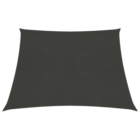 vidaXL Toldo de vela gris antracita HDPE 160 g/m² 3/4x2 m