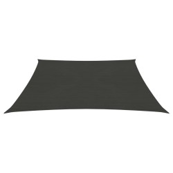 vidaXL Toldo de vela gris antracita HDPE 160 g/m² 3/4x2 m