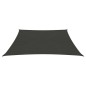 vidaXL Toldo de vela gris antracita HDPE 160 g/m² 3/4x2 m vidaXL Toldo de vela gris antracita HDPE 160 g/m² 3/4x2 m