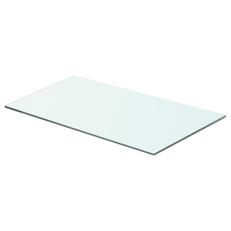 vidaXL Estantes 2 unidades panel de vidrio transparente 60x30 cm