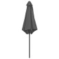 vidaXL Sombrilla de jardín palo de aluminio gris antracita 270x246 cm vidaXL Sombrilla de jardín palo de aluminio gris antracita 270x246 cm