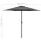 vidaXL Sombrilla de jardín palo de aluminio gris antracita 270x246 cm vidaXL Sombrilla de jardín palo de aluminio gris antracita 270x246 cm