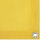 vidaXL Toldo para balcón HDPE amarillo 90x500 cm vidaXL Toldo para balcón HDPE amarillo 90x500 cm