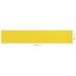 vidaXL Toldo para balcón HDPE amarillo 90x500 cm vidaXL Toldo para balcón HDPE amarillo 90x500 cm