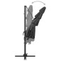 vidaXL Sombrilla de 4 niveles con poste aluminio antracita 250x250 cm vidaXL Sombrilla de 4 niveles con poste aluminio antracita 250x250 cm