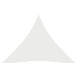 vidaXL Toldo de vela blanco HDPE 160 g/m² 4x4x4 m