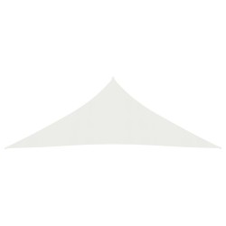 vidaXL Toldo de vela blanco HDPE 160 g/m² 4x4x4 m