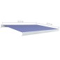 vidaXL Toldo de carrete motorizado azul y blanco 350x250 cm vidaXL Toldo de carrete motorizado azul y blanco 350x250 cm