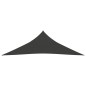 vidaXL Toldo de vela gris antracita HDPE 160 g/m² 3,5x3,5x4,9 m