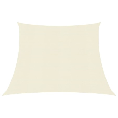 vidaXL Toldo de vela HDPE crema 160 g/m² 3/4x2 m