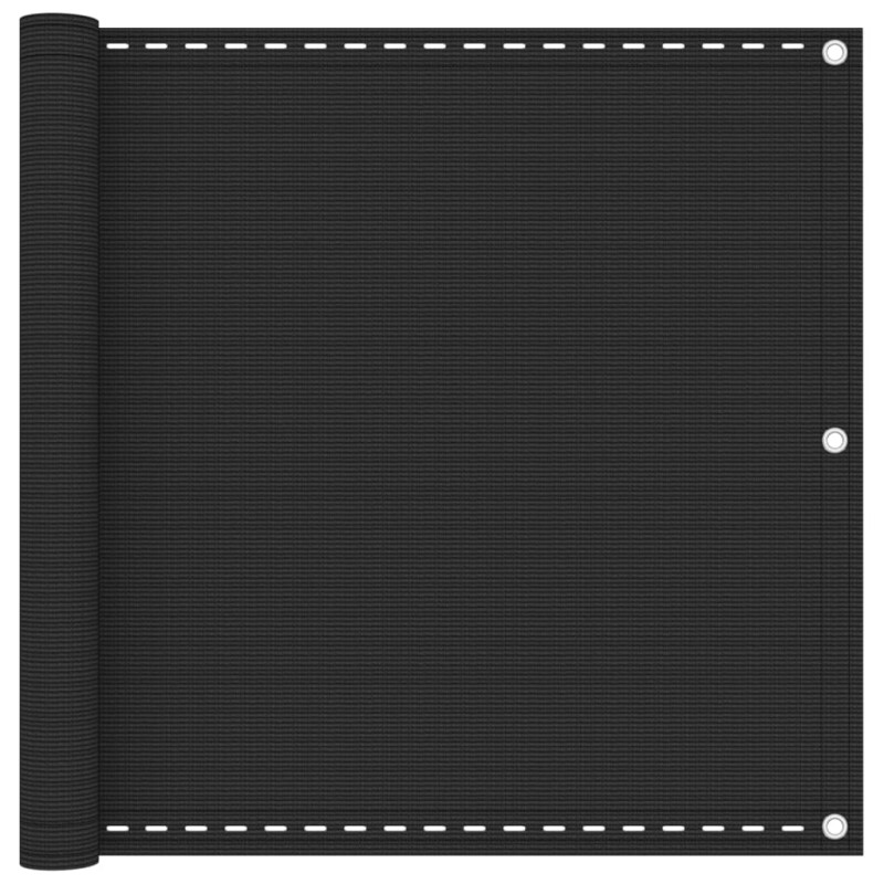 vidaXL Toldo para balcón HDPE gris antracita 90x300 cm vidaXL Toldo para balcón HDPE gris antracita 90x300 cm