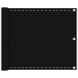 vidaXL Toldo para balcón HDPE negro 75x600 cm vidaXL Toldo para balcón HDPE negro 75x600 cm
