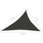 vidaXL Toldo de vela gris antracita HDPE 160 g/m² 4x5x6,8 m vidaXL Toldo de vela gris antracita HDPE 160 g/m² 4x5x6,8 m