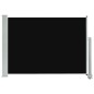 vidaXL Toldo lateral retráctil de jardín negro 80x300 cm vidaXL Toldo lateral retráctil de jardín negro 80x300 cm