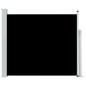 vidaXL Toldo lateral retráctil de jardín negro 100x300 cm vidaXL Toldo lateral retráctil de jardín negro 100x300 cm