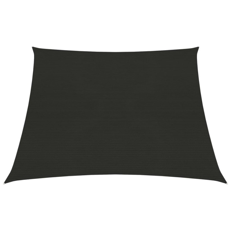 vidaXL Toldo de vela HDPE negro 160 g/m² 3/4x2 m vidaXL Toldo de vela HDPE negro 160 g/m² 3/4x2 m