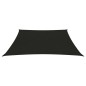 vidaXL Toldo de vela HDPE negro 160 g/m² 3/4x2 m vidaXL Toldo de vela HDPE negro 160 g/m² 3/4x2 m