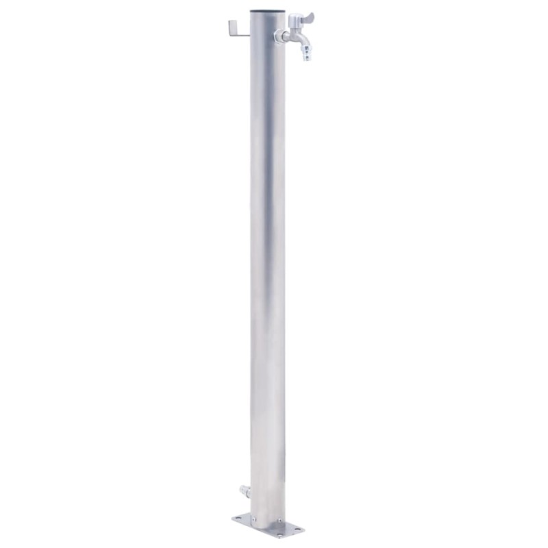 vidaXL Fuente de agua para jardín acero inoxidable redonda 80 cm vidaXL Fuente de agua para jardín acero inoxidable redonda 80 cm