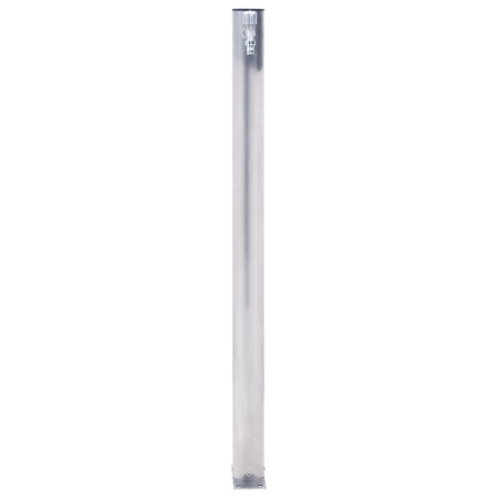 vidaXL Fuente de agua para jardín acero inoxidable redonda 80 cm
