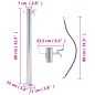 vidaXL Fuente de agua para jardín acero inoxidable redonda 80 cm vidaXL Fuente de agua para jardín acero inoxidable redonda 80 cm