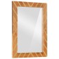 vidaXL Espejo de baño madera maciza mango marrón y cristal 50x70x3 cm vidaXL Espejo de baño madera maciza mango marrón y cristal 50x70x3 cm