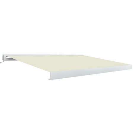 vidaXL Toldo de carrete motorizado color crema 300x250 cm