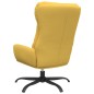 vidaXL Sillón de relax de tela amarillo mostaza vidaXL Sillón de relax de tela amarillo mostaza