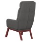 vidaXL Sillón de relax de tela gris oscuro vidaXL Sillón de relax de tela gris oscuro