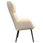 vidaXL Sillón de relax de tela crema