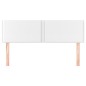 vidaXL Cabeceros 2 unidades cuero sintético blanco 72x5x78/88 cm vidaXL Cabeceros 2 unidades cuero sintético blanco 72x5x78/88 cm