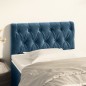 vidaXL Cabecero de terciopelo azul oscuro 80x7x78/88 cm vidaXL Cabecero de terciopelo azul oscuro 80x7x78/88 cm