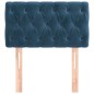 vidaXL Cabecero de terciopelo azul oscuro 80x7x78/88 cm vidaXL Cabecero de terciopelo azul oscuro 80x7x78/88 cm