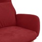 vidaXL Sillón de relax de terciopelo rojo vino tinto vidaXL Sillón de relax de terciopelo rojo vino tinto