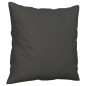 vidaXL Cojines decorativos 2 uds tela microfibra gris oscuro 40x40 cm vidaXL Cojines decorativos 2 uds tela microfibra gris oscuro 40x40 cm