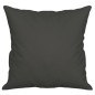 vidaXL Cojines decorativos 2 uds tela microfibra gris oscuro 40x40 cm vidaXL Cojines decorativos 2 uds tela microfibra gris oscuro 40x40 cm