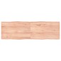 vidaXL Tablero mesa madera tratada borde natural marrón 160x50x(2-6)cm vidaXL Tablero mesa madera tratada borde natural marrón 160x50x(2-6)cm